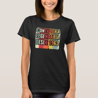 Contadora Legendaria Desde 1963   Accountant T-Shirt
