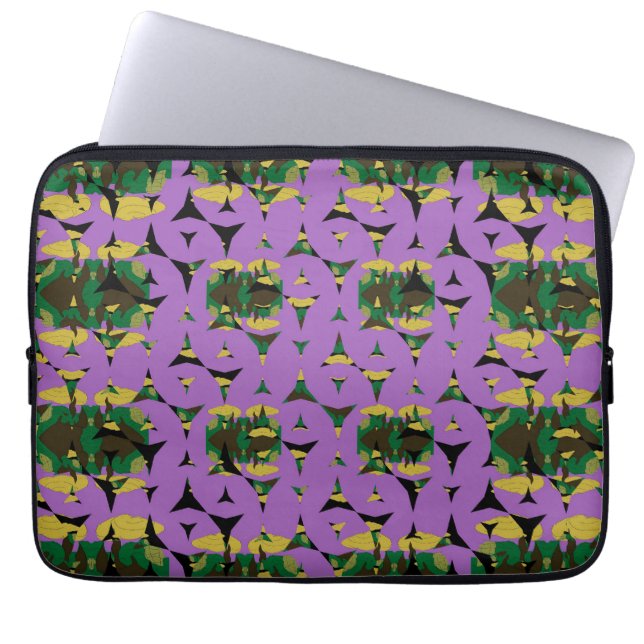 Contained Sky Flame Pinwheels Laptop Sleeve (Front)