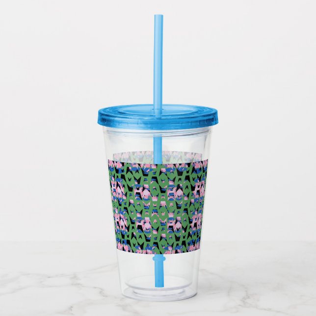 Contained Sky Flame Wings Acrylic Tumbler (Front)