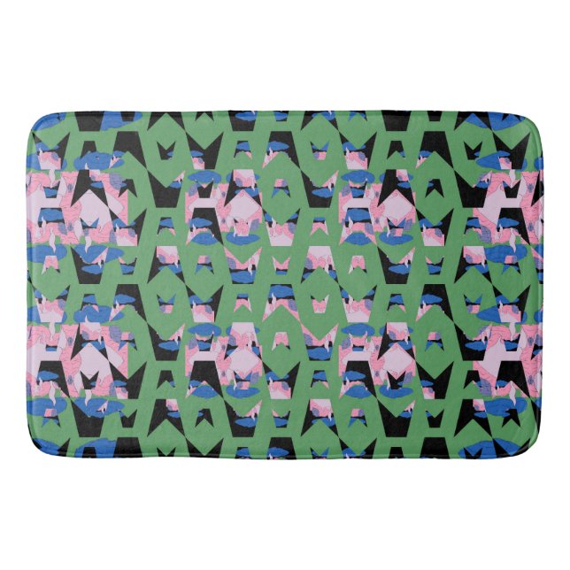 Contained Sky Flame Wings Bath Mat (Front)