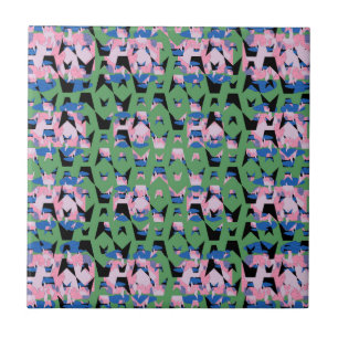 Contained Sky Flame Wings Ceramic Tile