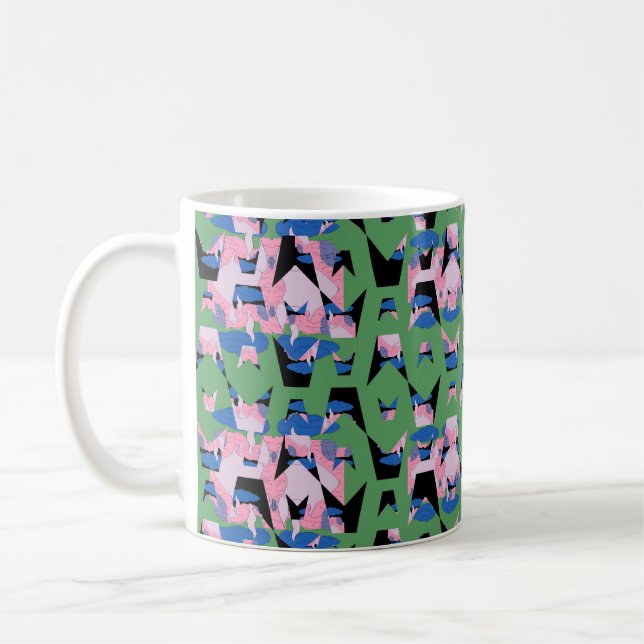 Contained Sky Flame Wings Coffee Mug (Left)