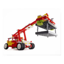 Container Crane Truck Poster