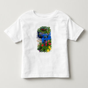 Container Garden design with blue chair in our Toddler T-Shirt