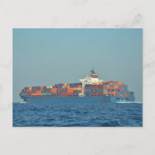 Container Ship APL CHILE Postcard