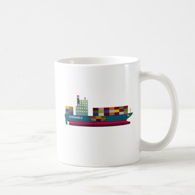 Container Ship Coffee Mug (Right)