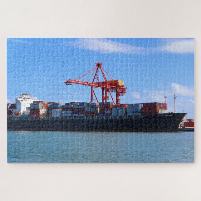 Container ship Conti Darwin Jigsaw Puzzle (Horizontal)