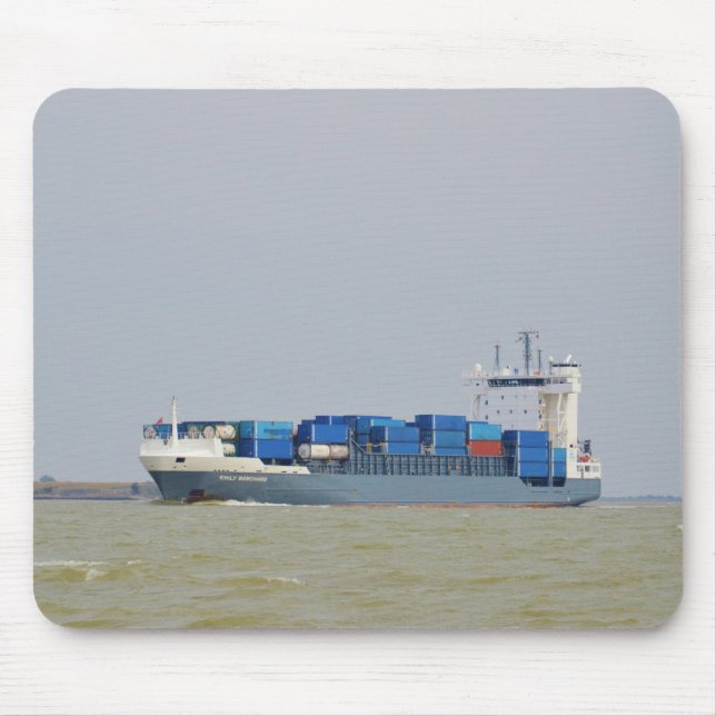 Container Ship Emily Borchard Mouse Pad (Front)