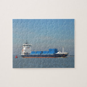 Container Ship Vantage Jigsaw Puzzle