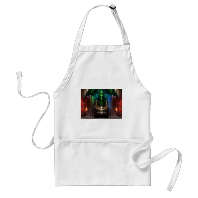Contemplating Oz Fractal Art Standard Apron (Front)