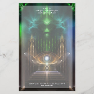 Contemplating Oz Fractal Art Stationery