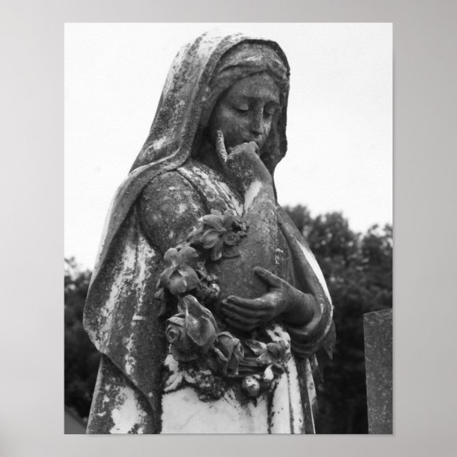 "Contemplation" ~ Victorian Memorial Photo Art Poster (Front)