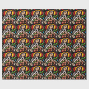 contemplative and striking! wrapping paper