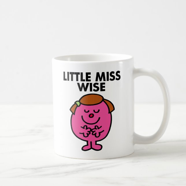 Contemplative Little Miss Wise Coffee Mug (Right)