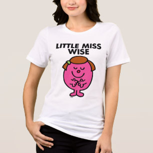 Contemplative Little Miss Wise Tri-Blend Shirt