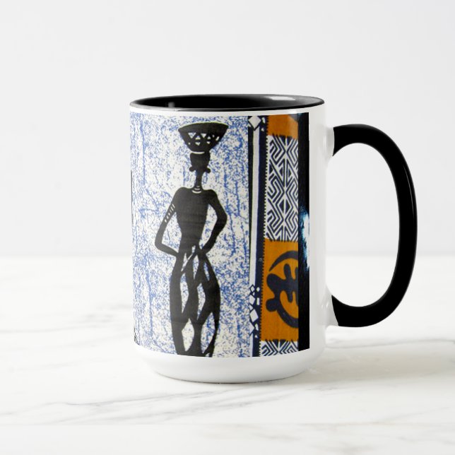 Contemporary Abstract African Design Mug (Right)