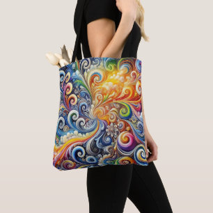 Contemporary Abstract Art Tote Bag