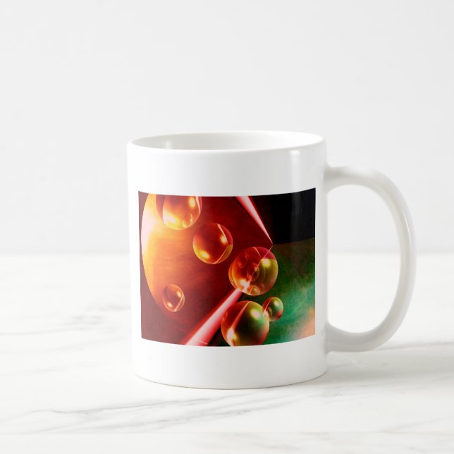 Contemporary Abstract Artwork by Serdar Hizli Coffee Mug (Right)