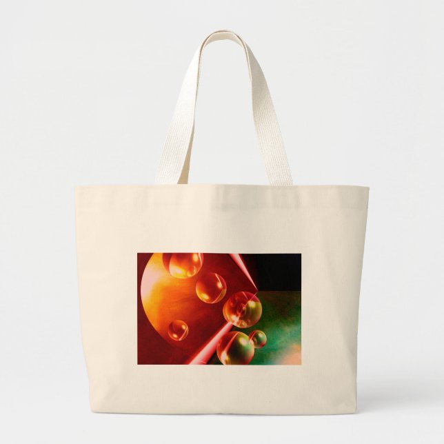 Contemporary Abstract Artwork by Serdar Hizli Large Tote Bag (Front)