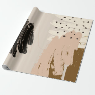 Contemporary abstract artwork, decorative backgro wrapping paper