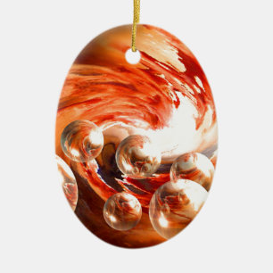 Contemporary Abstract Ceramic Tree Decoration