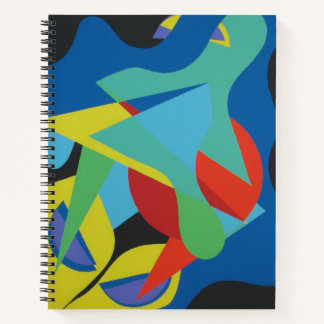 Contemporary Abstract Froggish Notebook