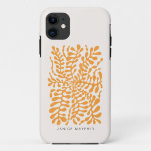Contemporary Abstract Geometric Pattern Modern Art iPhone 11 Case