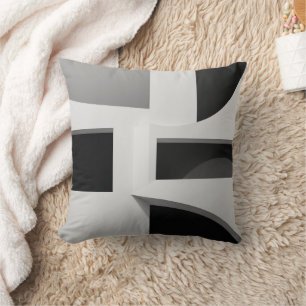 Contemporary abstract photography high-contrast cushion