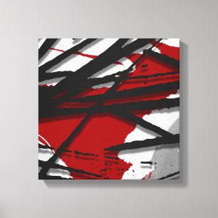 Contemporary Abstract Watercolor Canvas Print