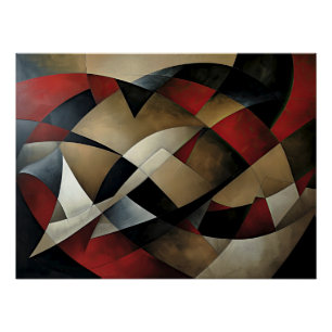 Contemporary Abstraction Forms in Dialogue Poster