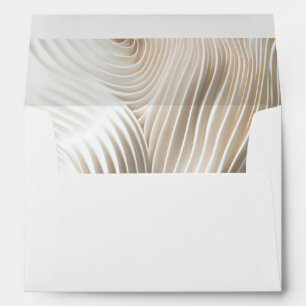 Contemporary abstrakt 3d address wedding envelope