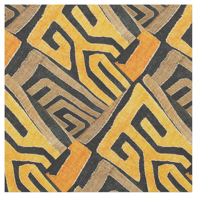 Contemporary African Mud Cloth Print (Close Up)