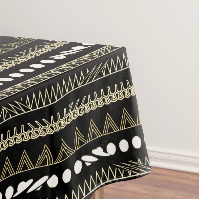 Contemporary African Pattern Tablecloth (In Situ)