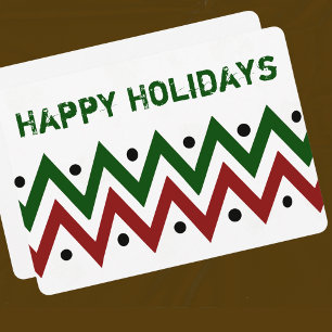 Contemporary African Print Holiday Card
