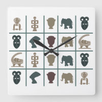 Contemporary African tribal symbols art