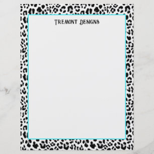 Contemporary Animal Print Black and Grey Paper