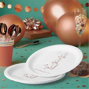 Contemporary Arabic Calligraphy Ramadan Greeting – Paper Plate