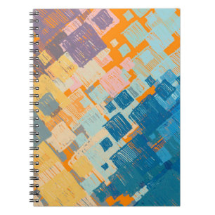 Contemporary art. Colourful texture. Modern artwor Notebook