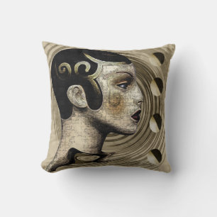 Contemporary:  Art Deco/Art Nouveau Style Cushion