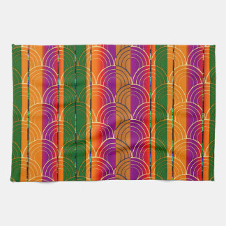 Contemporary Art Deco Design Tea Towel