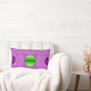 Contemporary Art Deco–Inspired Lumbar Cushion