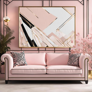 Contemporary Art Deco Inspired Poster