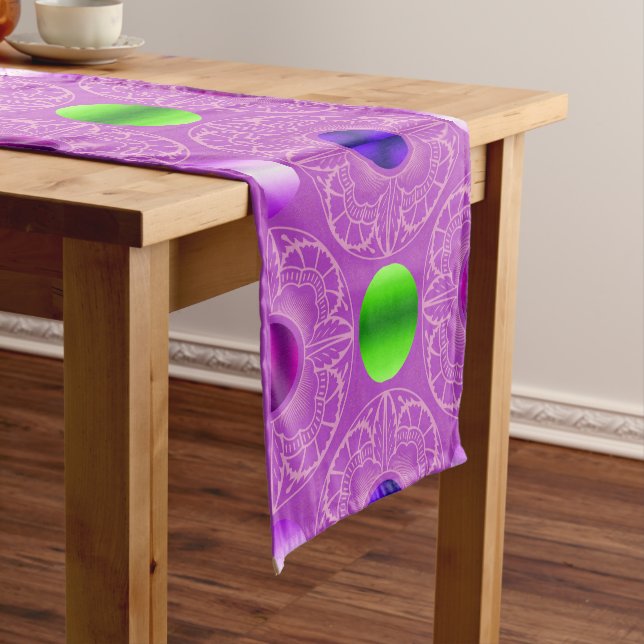 Contemporary Art Deco–Inspired  Short Table Runner (In Situ)