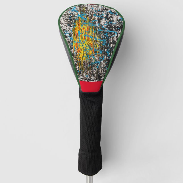 Contemporary Art Golf Head Covers (Front)