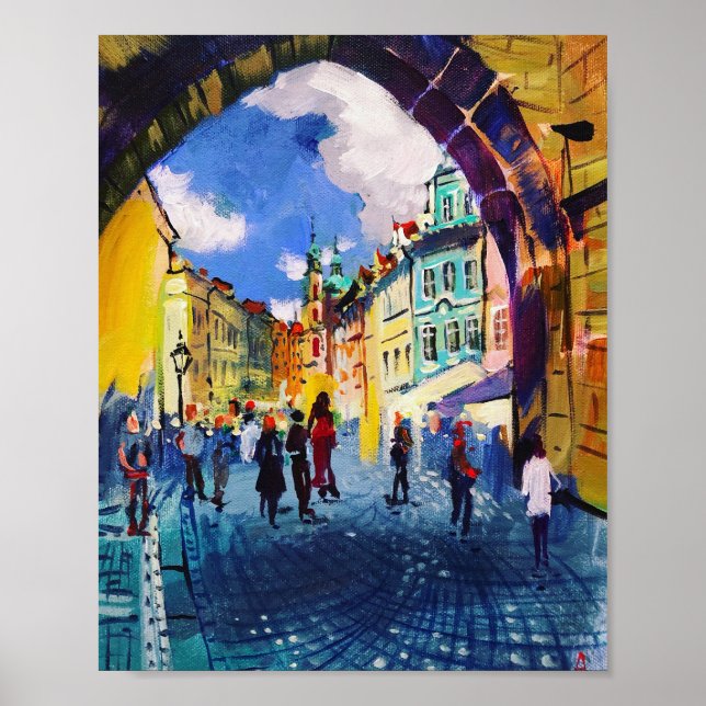 Contemporary art , painting , Prague  Poster (Front)