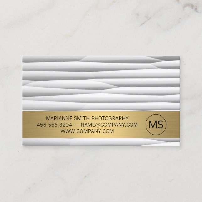 Contemporary Art | Photographer Business Card (Front)