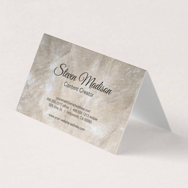 Contemporary | Artistic | Classic Business Card (Front)