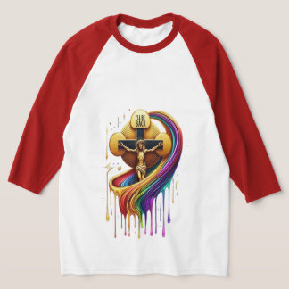 Contemporary Artistic Design of Crucified Figure T-Shirt