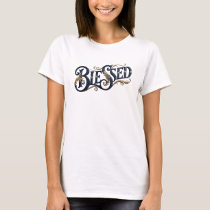 Contemporary BLESSED Art Composition T-Shirt
