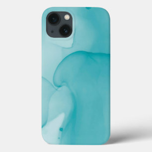 Contemporary Blue Watercolor Alcohol Ink  iPhone 13 Case